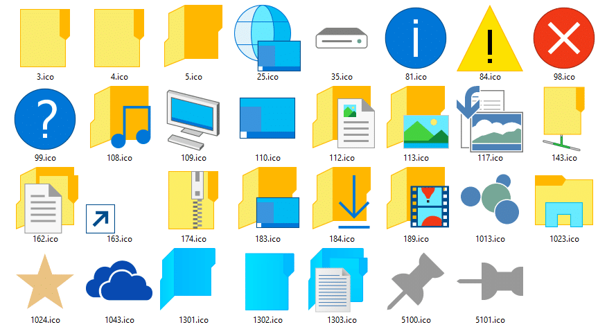 windows 10 folder icon pack